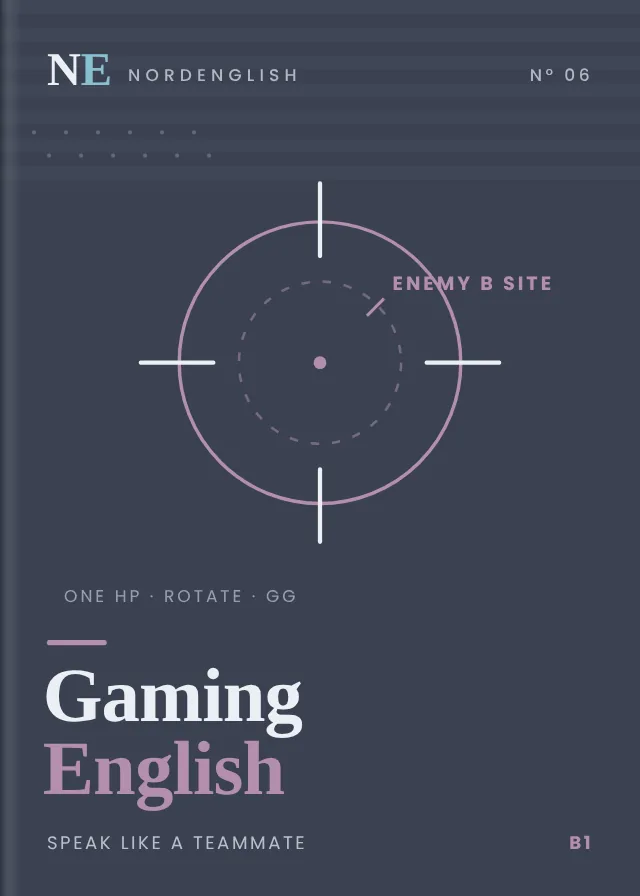 Capa do e-book Gaming English: Speak Like a Teammate