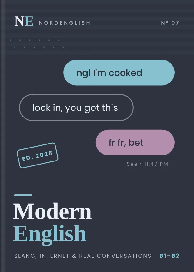 Capa do e-book Modern English: Slang, Internet & Real Conversations
